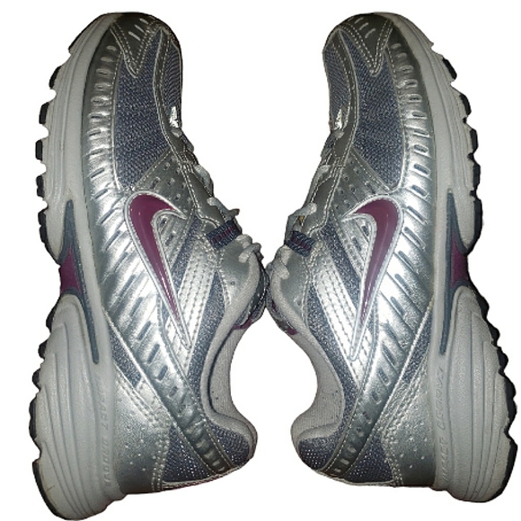 Nike Retro Dart 4 IV Impact Groove & Support Running Sneakers 6.5 Gray/Purple - Picture 14 of 16